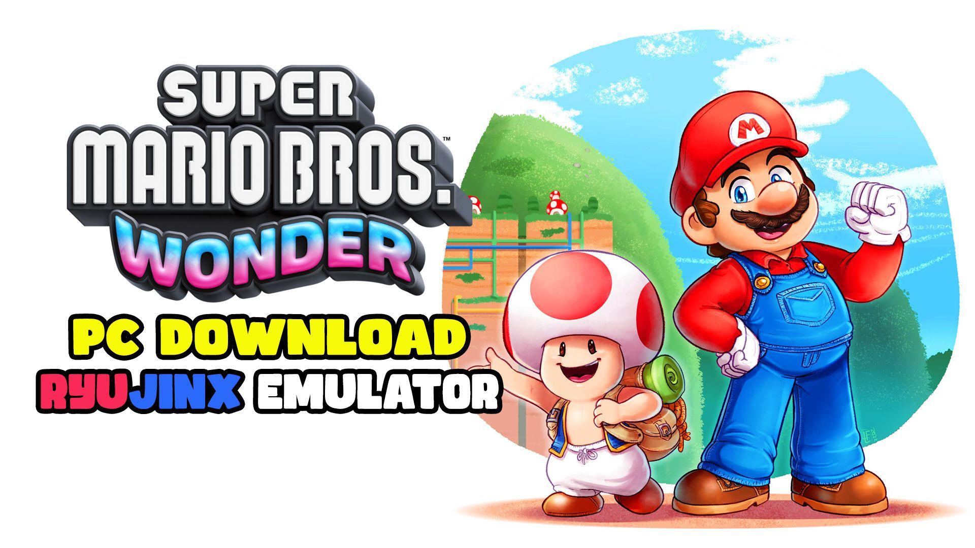 How I Downloaded Ryujinx & Super Mario Bros. Wonder On PC - BiliBili