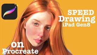 [SPEED DRAWING] ♡ Procreate ♡ on iPad Gen8  | Cute art 🎨