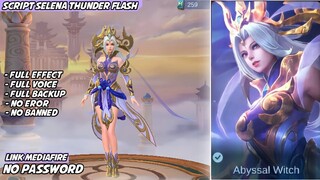 Script Skin Selena Epic Thunder Flash Full Efeect No Password Patch Terbaru | Mobile Legends