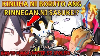 BORUTO KINUHA ANG RINNEGAN NI SASUKE! ISSHIKI PINATAY SI NARUTO?| BORUTO CHAPTER 53