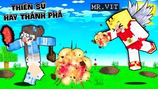 MẶP DORAM CẮM TRẠI GẶP MR VỊT THIÊN SỨ MẶC VÁY ĐỎ TRONG MINECRAFT