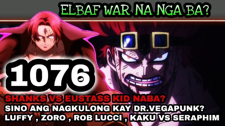 One piece 1076: elbaf war na nga ba? Luffy , Zoro , Rob lucci , Kaku vs Seraphim