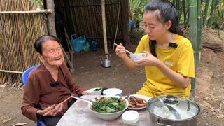 Về Thăm Bà Cồ Gần 100 Tuổi Nấu Bữa Cơm Chiều Với Bà |NĐMT#177