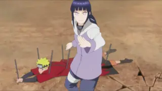 Hinata declares his love for Naruto, Hinata dies, Naruto transforms into the Nine-Tails English Dub
