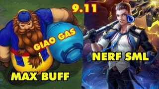 TOP 9 vị tướng LMHT được BUFF / NERF nhiều nhất trong bản cập nhật 9.11 mà bạn không thể bỏ qua