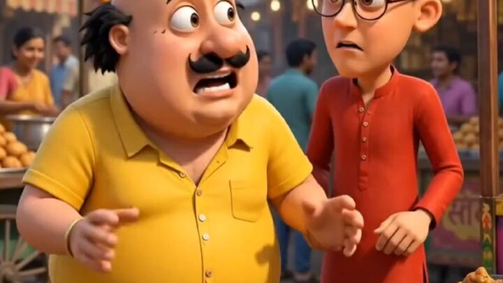 😂 मोटू को मिला सबसे बड़ा समोसा! 🤣 | Hindi AI Cartoon Comedy | Motu Patlu