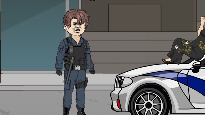 Ketika polisi Amerika bertemu dengan seorang wanita tua Tionghoa yang mencoba menipu seseorang.