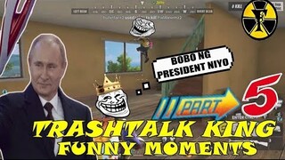 TRASHTALK KING PART 5 | FUNNY MOMENTS | (Rules of Survival) [TAGALOG]