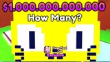 I Spent $1 TRILLION! Coins Trying to Hatch Huge Pixel Cat in Pet Simulator X