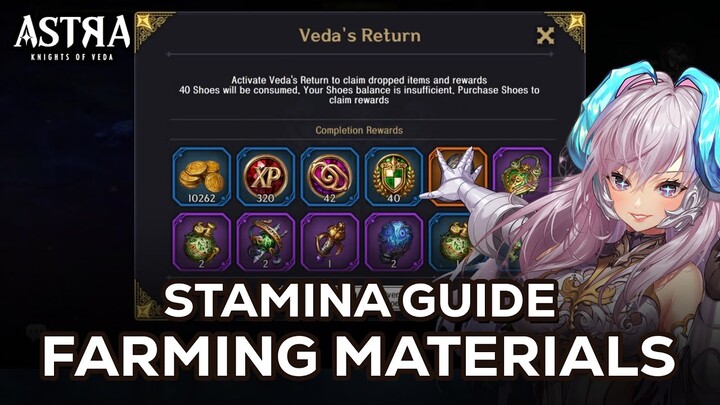 Jangan Pakai Hero's Shoe Untuk Farming Materials! Rugi! | ASTRA: Knights of Veda