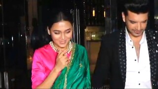 Tejran - Karan Kundrra 💕 Tejasswi Prakash Dinner At Restaurant #Shorts