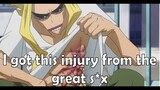 All Might's great seggs injury 😂