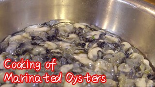 Cooking of Marinated Oysters