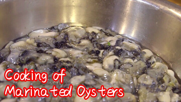 Cooking of Marinated Oysters