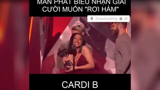 màn phát biểu nhận giải cười muốn rớt hàm của CARDI B #USUK