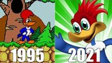 Evolution of Woody Woodpecker Games [1995-2021]