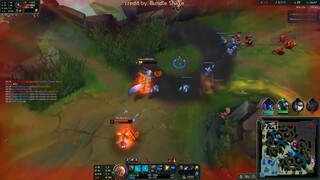 Hayato phóng phi tiêu đọ với zed trong liên minh huyền thoại #game