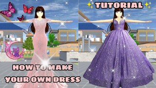 How To Make Your Own Dress In Sakura School Simulator || Tutorial #4 || Gweyc Gaming