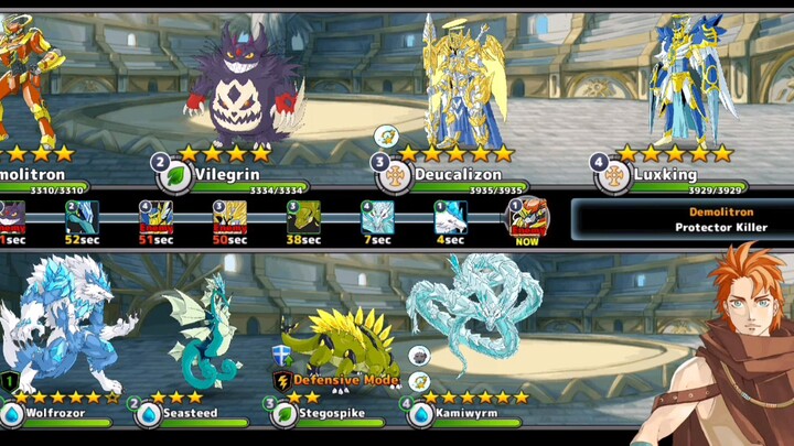 Neo Monsters I defeat the grand champion with luck