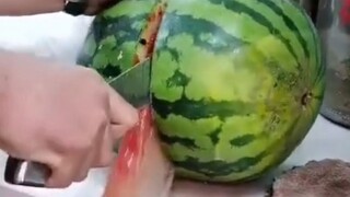 There was a drought until the village head cut a watermelon