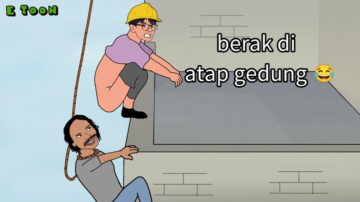 berak di atas gedung