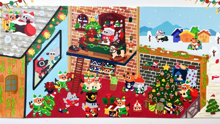 Buku Harian Lanskap Ala Korea | Rumah Natal Serial “Si Serigala Kecil”: Suasana Meriah Banget! Peman