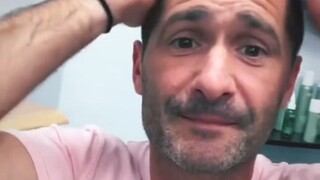 The man secretly cut his long hair that he had kept for two years short. When his wife saw it, she s