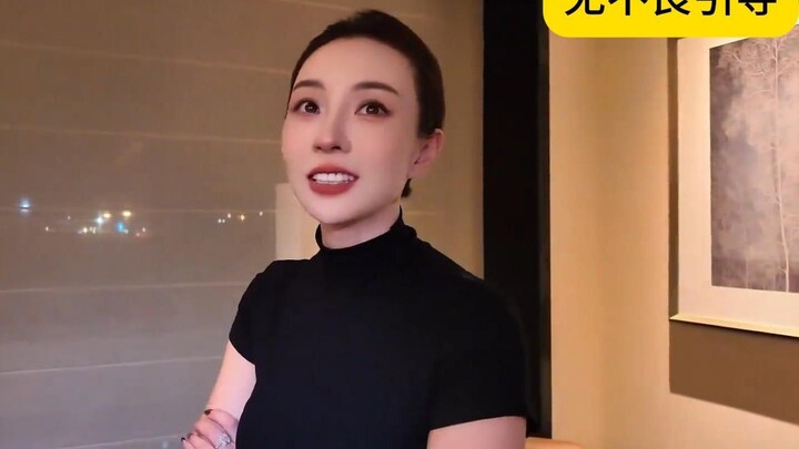 Mature woman flirts with a young man, and — haha — she blushes first!
