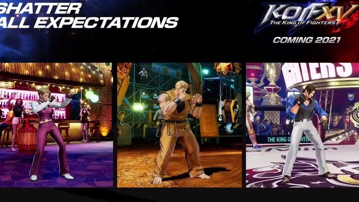 "King of Fighters XV": Standing Idle Poses for the Art of Fighting Team Revealed