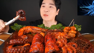 Mukbang hải sản tuyệt vời Hàn Quốc p1 #anngon