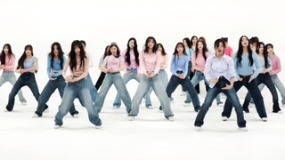 好整齐好爽！【tripleS】24人团体 白色背景全景直拍！真正的刀群舞！