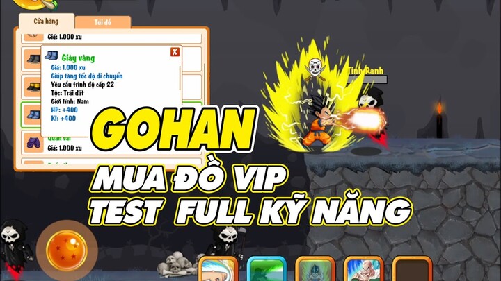 Rồng Thần Online ✅ Nhân vật GOHAN -  Phiên bản mới, tăng full kỹ năng, cập nhật tình năng game