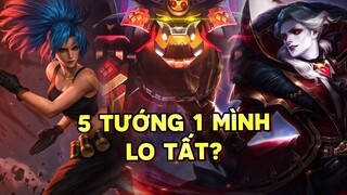 Tốp Mỡ | 5 TƯỚNG NÀY CHẲNG CẦN ĐỒNG ĐỘI GIÚP GÌ CẢ? MÌNH BỐ LÀM HẾT! | MLBB