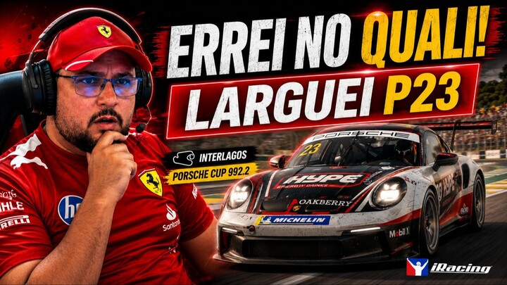 Errei no quali e fui parar em P23…  Porsche Cup em Interlagos