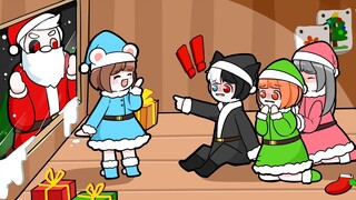 Mèo Simmy Thoát Khỏi Tiệc Ngủ Ông Già Noel Giả Mạo Trong Minecraft