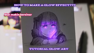 HOW TO MAKE GLOW EFFECT? Tutorial glow art