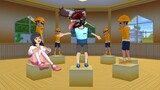 Yuta Menjadi Chainsawman Sakura, Mio Kaget | Sakura school simulator