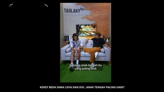 Kenzy Beda dengan lova di depan andre taulany