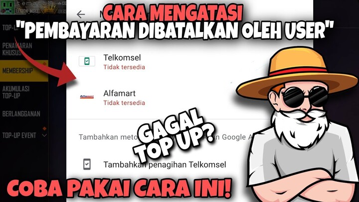 CARA MENGATASI PEMBAYARAN DI BATALKAN OLEH USER ATAU DITOLAK PIHAK GOOGLE PLAY STORE