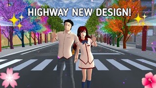 HIGHWAY NEW DESIGN"THAT I MADE IT"HOPE YOU LIKE IT FRIENDS✨😊-SAKURA School Simulator|Angelo Official