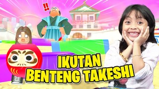 LEIKA IKUT PERANG BENTENG TAKESHI 😱😨 TAKESHI CASTLE INDONESIA [ROBLOX INDONESIA]