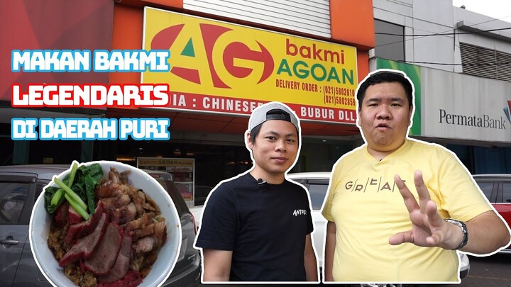 BAKMI AGOAN PURI INDAH - WAJIB MAKAN MIE KERITING DISINI !!!