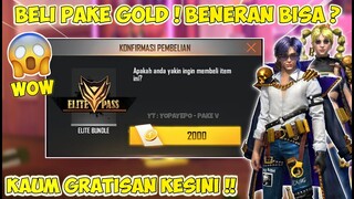 CARA BELI ELITE PASS S38 CUMA PAKE GOLD TAMPA DM ? - FREE FIRE BATTLEGROUND