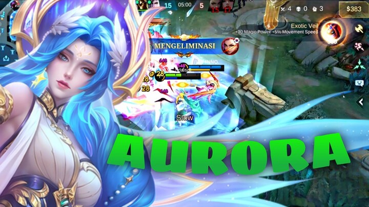 Best Damage Aurora di Mobile legend!!