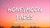 Sabrina Carpenter - Honeymoon Fades (Lyrics)