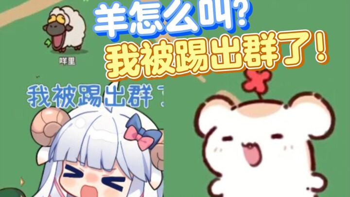 [Bison Hamster] This is just a sheep named Mēi Lǐ that makes the sound “I’ve been kicked out of the 