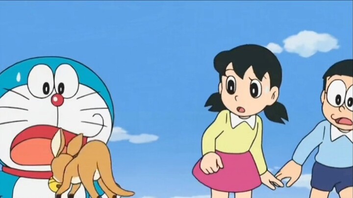 Ketika Nobita marah, ia mengeluarkan seember besar popcorn, yang rasanya cukup lezat. Kedua bersauda