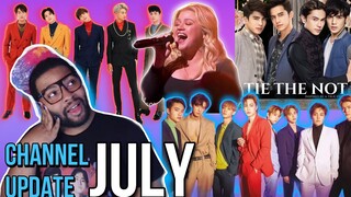 Kelly Clarkson, Boybands, and BLs. Oh My! | July 2022 Channel Update