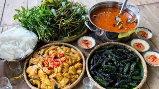 Cha Vợ Với Cột Chèo Kéo Cá Làm Vài Món "Sương Sương" | Một Thoáng Quê Hương