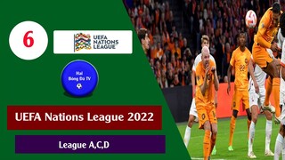 Kết quả bóng đá hôm nay UEFA Nations League 22/23 Vòng 6 Nhóm A,C,D Bảng xếp hạng, Lịch thi đấu